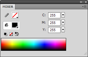 Color Mixer panel
